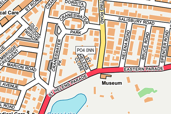 PO4 0NN map - OS OpenMap – Local (Ordnance Survey)