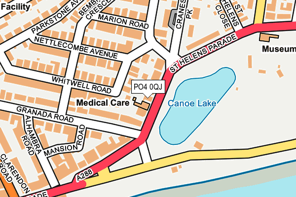 PO4 0QJ map - OS OpenMap – Local (Ordnance Survey)