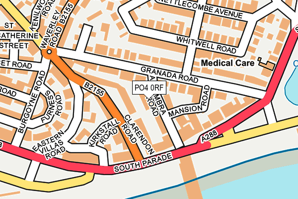 PO4 0RF map - OS OpenMap – Local (Ordnance Survey)