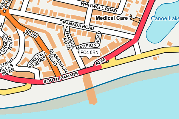 PO4 0RN map - OS OpenMap – Local (Ordnance Survey)