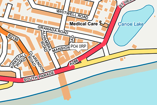 PO4 0RP map - OS OpenMap – Local (Ordnance Survey)