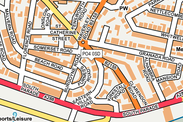 PO4 0SD map - OS OpenMap – Local (Ordnance Survey)