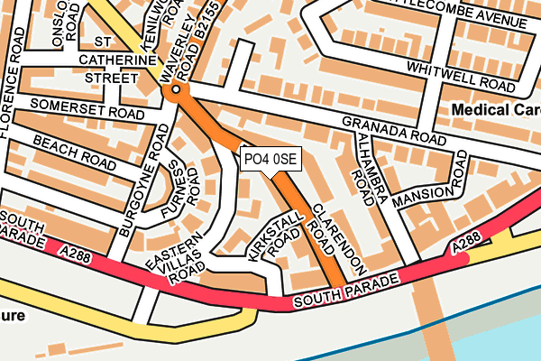 PO4 0SE map - OS OpenMap – Local (Ordnance Survey)