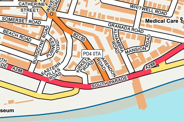 PO4 0TA map - OS OpenMap – Local (Ordnance Survey)