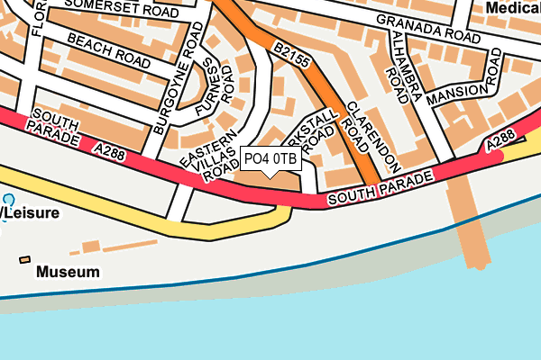 PO4 0TB map - OS OpenMap – Local (Ordnance Survey)