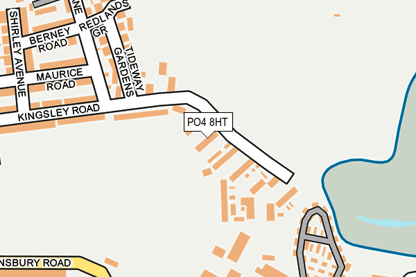 PO4 8HT map - OS OpenMap – Local (Ordnance Survey)