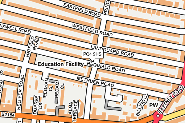 PO4 9HS map - OS OpenMap – Local (Ordnance Survey)