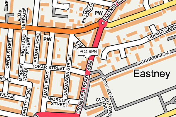 Map of DON HOWARD PROPERTIES LIMITED at local scale