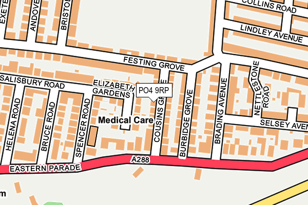 PO4 9RP map - OS OpenMap – Local (Ordnance Survey)