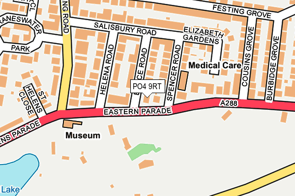 PO4 9RT map - OS OpenMap – Local (Ordnance Survey)