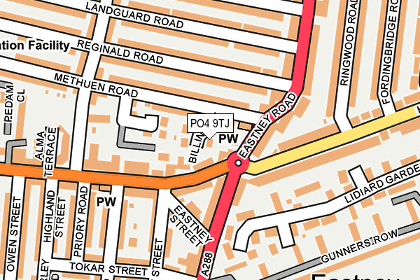 PO4 9TJ map - OS OpenMap – Local (Ordnance Survey)