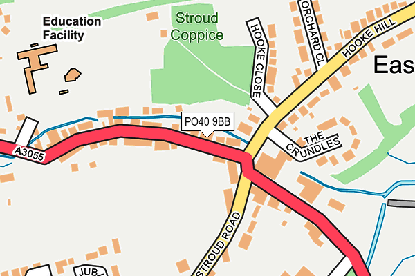 PO40 9BB map - OS OpenMap – Local (Ordnance Survey)