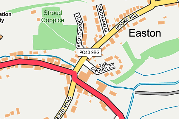 PO40 9BG map - OS OpenMap – Local (Ordnance Survey)