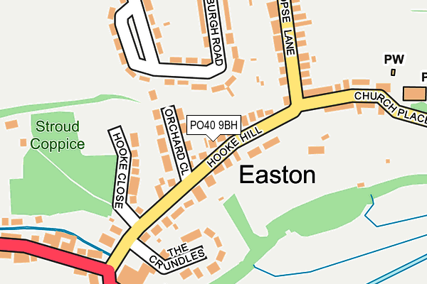 PO40 9BH map - OS OpenMap – Local (Ordnance Survey)