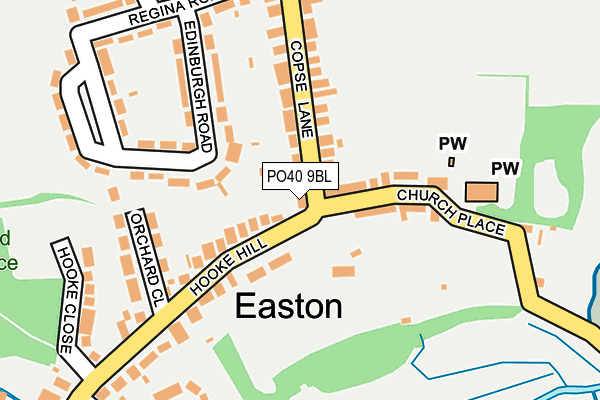 PO40 9BL map - OS OpenMap – Local (Ordnance Survey)