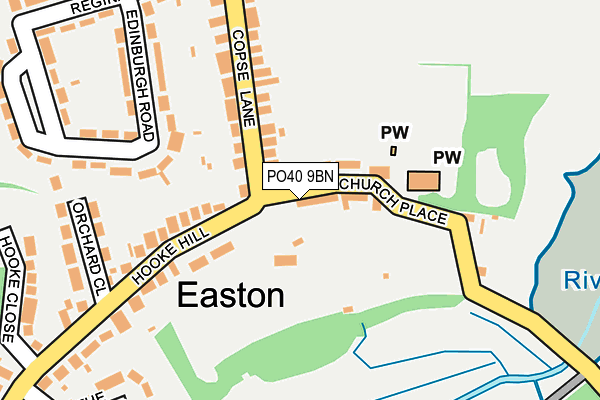 PO40 9BN map - OS OpenMap – Local (Ordnance Survey)