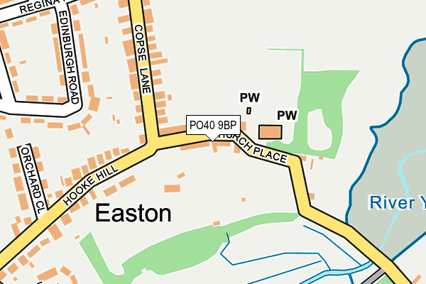 PO40 9BP map - OS OpenMap – Local (Ordnance Survey)