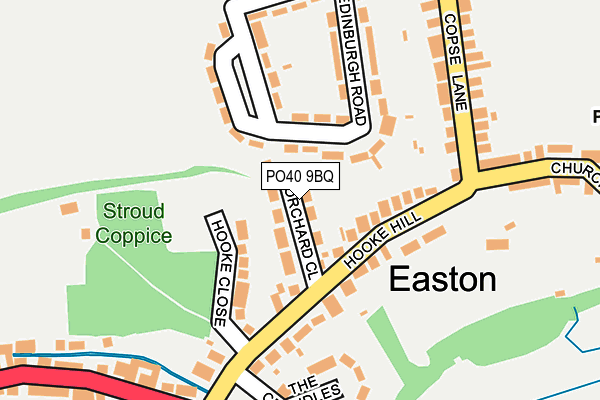 PO40 9BQ map - OS OpenMap – Local (Ordnance Survey)