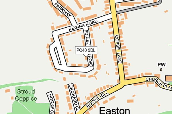 PO40 9DL map - OS OpenMap – Local (Ordnance Survey)