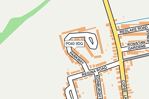 PO40 9DQ map - OS OpenMap – Local (Ordnance Survey)
