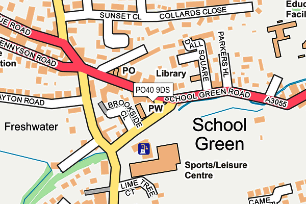 PO40 9DS map - OS OpenMap – Local (Ordnance Survey)