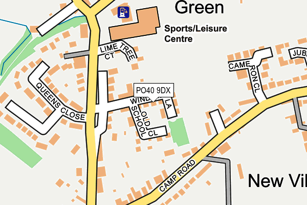 PO40 9DX map - OS OpenMap – Local (Ordnance Survey)