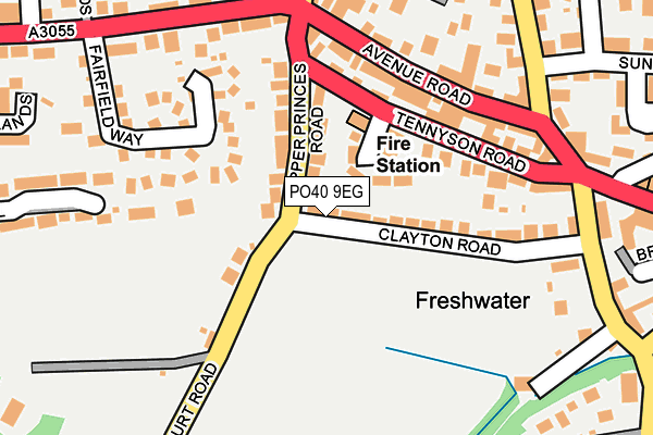 PO40 9EG map - OS OpenMap – Local (Ordnance Survey)