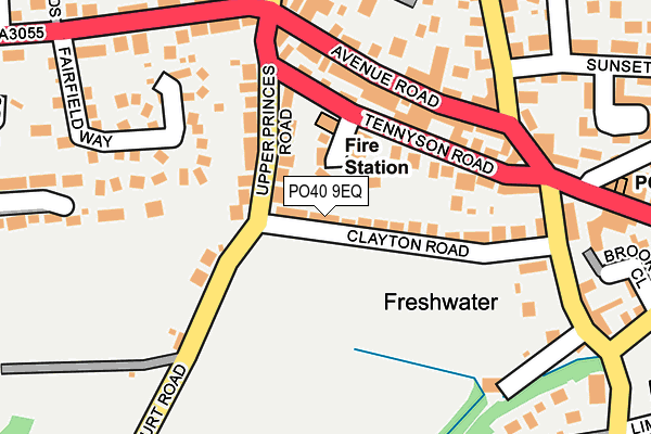PO40 9EQ map - OS OpenMap – Local (Ordnance Survey)