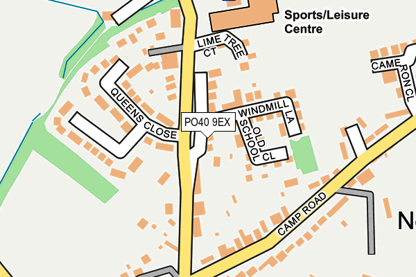 PO40 9EX map - OS OpenMap – Local (Ordnance Survey)