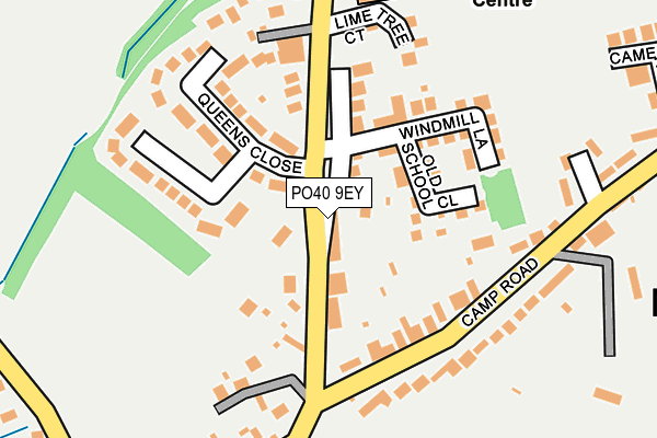 PO40 9EY map - OS OpenMap – Local (Ordnance Survey)
