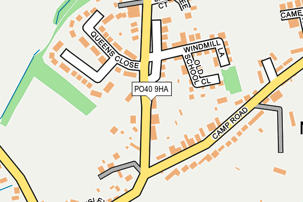PO40 9HA map - OS OpenMap – Local (Ordnance Survey)