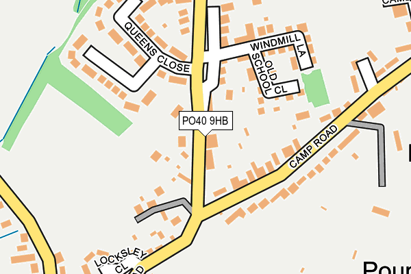 PO40 9HB map - OS OpenMap – Local (Ordnance Survey)