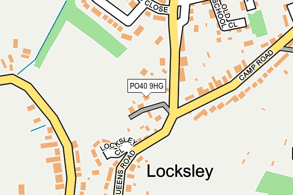 PO40 9HG map - OS OpenMap – Local (Ordnance Survey)