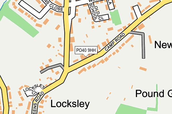 PO40 9HH map - OS OpenMap – Local (Ordnance Survey)