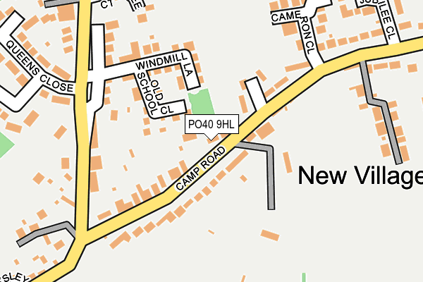 PO40 9HL map - OS OpenMap – Local (Ordnance Survey)