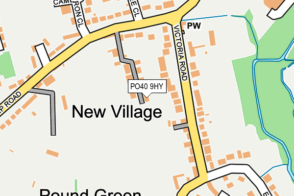 PO40 9HY map - OS OpenMap – Local (Ordnance Survey)