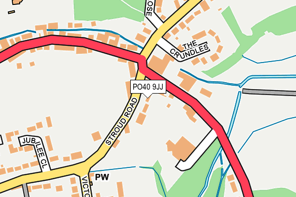 PO40 9JJ map - OS OpenMap – Local (Ordnance Survey)