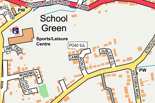 PO40 9JL map - OS OpenMap – Local (Ordnance Survey)