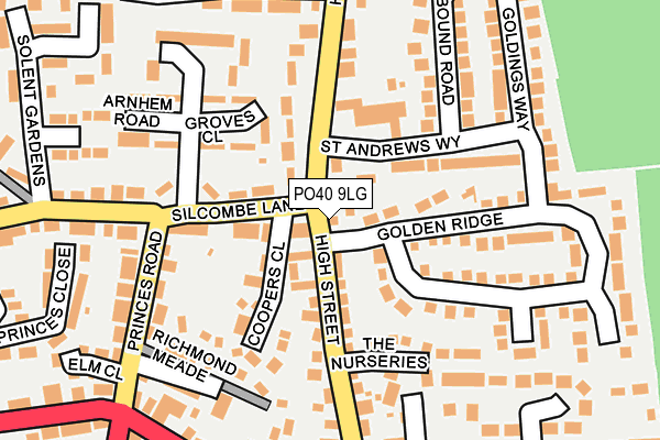 PO40 9LG map - OS OpenMap – Local (Ordnance Survey)