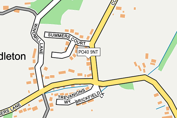 PO40 9NT map - OS OpenMap – Local (Ordnance Survey)
