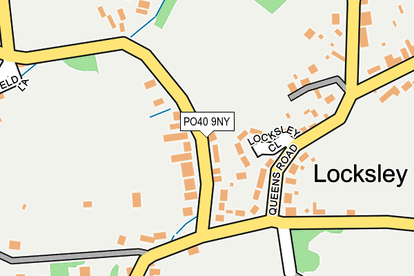 PO40 9NY map - OS OpenMap – Local (Ordnance Survey)