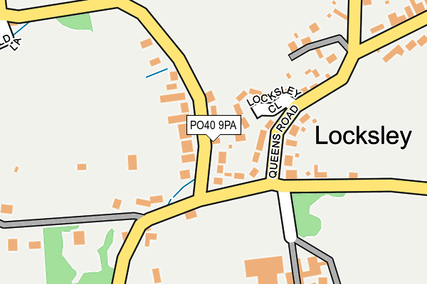 PO40 9PA map - OS OpenMap – Local (Ordnance Survey)