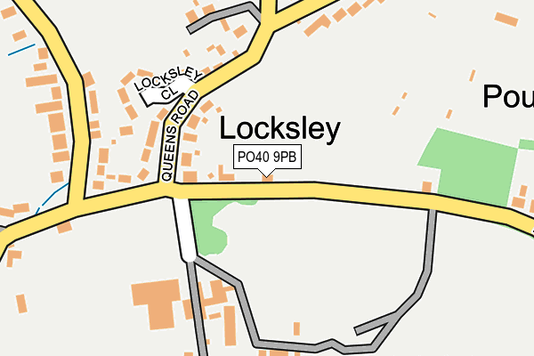 PO40 9PB map - OS OpenMap – Local (Ordnance Survey)