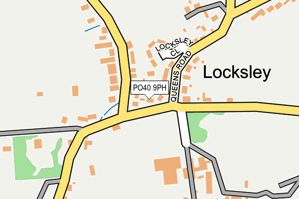 PO40 9PH map - OS OpenMap – Local (Ordnance Survey)