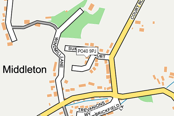 PO40 9PJ map - OS OpenMap – Local (Ordnance Survey)