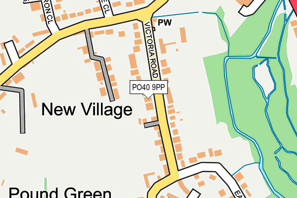 PO40 9PP map - OS OpenMap – Local (Ordnance Survey)