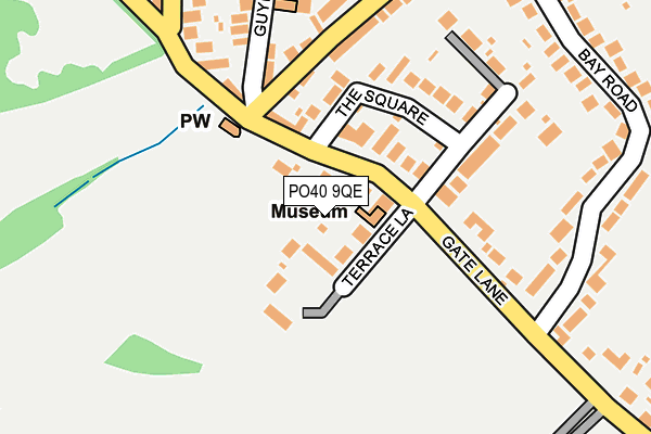 PO40 9QE map - OS OpenMap – Local (Ordnance Survey)