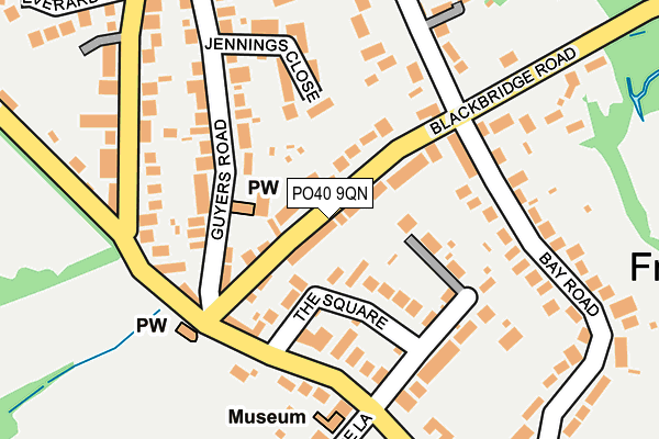 PO40 9QN map - OS OpenMap – Local (Ordnance Survey)