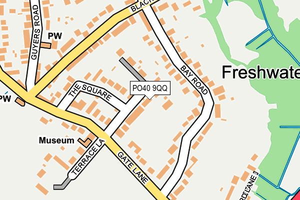 PO40 9QQ map - OS OpenMap – Local (Ordnance Survey)