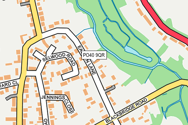 PO40 9QR map - OS OpenMap – Local (Ordnance Survey)